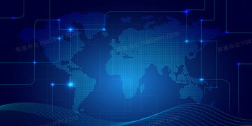 世界地圖科技線條波點(diǎn)光效背景背景圖片素材免費(fèi)下載 熊貓辦公